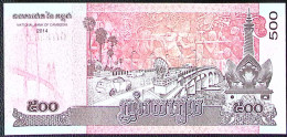 CAMBODGE/CAMBODIA * 500 Riels * Date 2014 * État/grade NEUF/UNC - Cambodja