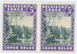 CONGO BELGA, BELGIAN CONGO, PARCHI NAZIONALI, 1938, FRANCOBOLLI NUOVI (MNH**) Scott:BE-CD 166, Yt:BE-CD 197 - Neufs