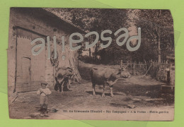 CP ANIMEE A LOCALISER LE LIMOUSIN ILLUSTRE - NOS CAMPAGNES - A LA FERME - FIDELE GARDIEN - HIRONDELLE N° 603 - ECRITE - Limousin