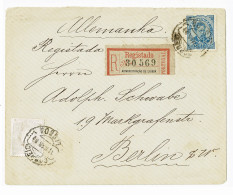 Portugal, 1882, # 43g, For Berlin, Com Certificado - Storia Postale
