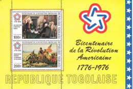 Togo 1976 Revolution Americaine 1776-1976 Michel Bl.101a  MNH 30961 - Blocs-feuillets