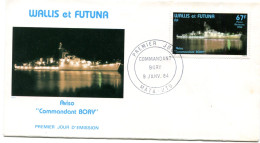 FDC Aviso Commandant Bory Yvert PA 132 - R 6600 - FDC