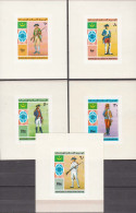 Mauretanie 1976 Revolution Americaine 1776-1976 Michel Bl.528-32 Pr.de Luxe  MNH 30958 - Blocchi & Foglietti