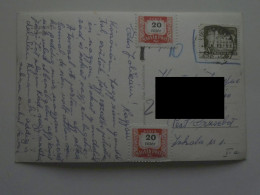 D200844  Hungary  Postage Due -  1963  Porto Stamp  20 Filler (x2) - Portomarken