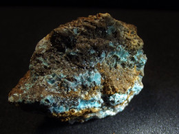 Aurichalcite On Matrix ( 3 X 3 X 3 Cm ) Tiny-Arenas Mine -  Fluminimaggiore -  Sardinia - Italy - Mineralen