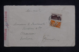 AFRIQUE DU SUD - Enveloppe De Port Elisabeth Pour La France Avec Contrôle Postal - L 149852 - Covers & Documents