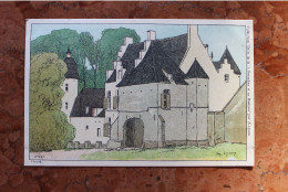 ILLUSTRATEUR AMEDEE LYNEN "DE CI DE LÀ À BRUXELLES ET EN BRABANT" - N°147 VIEUX CHATEAU - Lynen, Amédée-Ernest