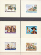 Haute-Volta 1976 Revolution Americaine 1776-1976 Michel Bl.640-44.Pr.de Luxe MNH 30953 - Blocs-feuillets