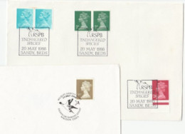 BIRD CONSERVATION Event  COVERS Gb Stamps Cover 1986 -1998 Birds Environment Nature - Storchenvögel