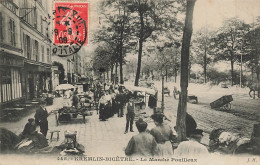 94 - VAL DE MARNE - KREMLIN BICÊTRE - Le Marché Pouilleux - Circulé 1908, Animation - 10766 - Kremlin Bicetre