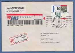 Niederlande ATM Mi.-Nr. 2.1 Typ FRAMA Wert 1550 Auf R-EMS-FDC, O UTRECHT - Sonstige & Ohne Zuordnung