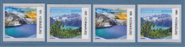 Österreich 2020 ATM Stauseen Mi.-Nr. 64-65 Europa-Satz 120-230-820-1290 Cent ** - Vignette [ATM]