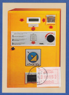 Kuwait 1.Frama-ATM Ausgabe 1984 Bräunlr. Mi.-Nr. 1b Auf Karte Automat O 11.8.85 - Kuwait