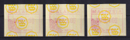 Malaysia 1987 Frama-ATM Mi.-Nr. 1 Satz 15-20-40 **  - Malaysia (1964-...)