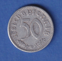 Deutsches Reich Kursmünze 50 Reichspfennig 1935 G - 5 Reichsmark