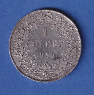 Nassau Silbermünze 1 Gulden Herzog Wilhelm 1838 Vz - Autres & Non Classés