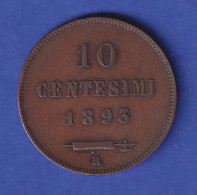 San Marino Umlaufmünze 10 Centesimi 1893 - San Marino