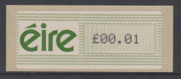 Irland Amiel-ATM  1.Ausgabe 1990,  Mi.-Nr. 3 **  - Franking Labels