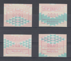 Neuseeland Frama-ATM Maori-Kunst 1992,  Mi-Nr 6  Serie 4 ATM Fortlaufende Muster - Collections, Lots & Series