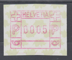 Schweiz 1993, FRAMA-ATM Landkarte Der Schweiz Grün, Mi-Nr. 5 ** - Automatic Stamps