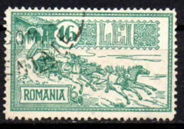 1932 - Romania 460 Diligenza Postale   ----- - Usado