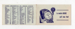 Calendrier 1955 LA MONTRE SUISSE (PPP46175) - Petit Format : 1941-60