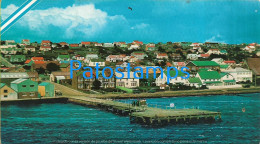 223376 ARGENTINA UK ISLAS MALVINAS FALKLAND ISLANDS VISTA EL PUERTO POSTAL POSTCARD - Argentine