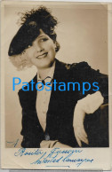 223380 ARGENTINA ARTIST LIBERTAD LAMARQUE ACTRESS & SINGER AUTOGRAPH 11.5 X 17.5 CM  PHOTO NO POSTAL POSTCARD - Argentine