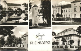 41264184 Rheinsberg Schloss Ev. Pfarrkirche Postamt Rheinsberg - Zechlinerhütte