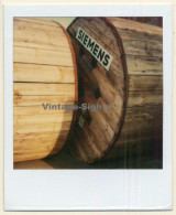 Photo Art: Siemens Cable Drum (Vintage Polaroid SX-70 1980s) - Gegenstände