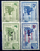 Mauritanie    123/124 ** - 131/132 ** - Unused Stamps