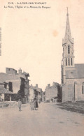 SAINT-LOUP-sur-THOUET (Deux-Sèvres) - La Place, L'Eglise Et La Maison Du Parquet - St-Loup-Lamairé, Voyagé 1906 (2 Scans - Saint Loup Lamaire