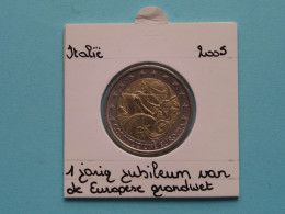 2005 - 2 Euro > 1 Jarig Jubileum Van De Europese Grondwet ( Zie/voir SCANS Voor Detail ) Italia / Italië ! - Italie