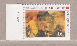 1994 Nr 2549** Drukdatum.Quaregnon. - Coins Datés