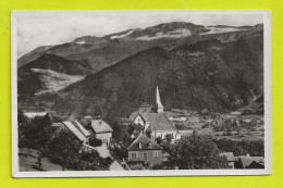 38 ALLEMONT Oisans L'Eglise Et Les Grandes Rousses VOIR DOS - Allemont