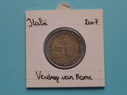 2007 - 2 Euro > Verdrag Van Rome ( Zie/voir SCANS Voor Detail ) Italia / Italië ! - Italie