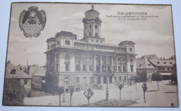 Postkarte Zeulenroda -Rathausjubiläum & Heimatfest, Braun, 1927, Orig. Gelaufen Nach Leipzig, I-II - Zeulenroda