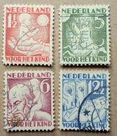 1930 Niederlande Mi.236-239 A /o - Gebruikt