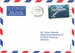Tanzania Air Mail Cover Sent To Germany Single Franked - Tanzanie (1964-...)