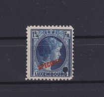 Luxemburg 1 3/4 Francs Specimen - Variétés & Curiosités