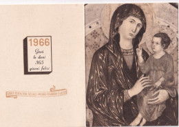 Calendarietto - Casa Di Redenzione Sociale Milano - Niguarda - Anno 1966 - Petit Format : 1961-70