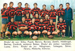 Romania 1981 Pocket Calendar C.S.M. Sibiu Rugby Team - Petit Format : 1981-90