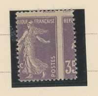 VARIÉTÉ-N°°142 -N*( Infime Charnière) PAPIER GC -PIQUAGE A CHEVAL (MAURY 142 I ) - Unused Stamps