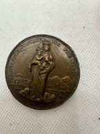 REGNO DUE SICILIE 1853: INCORONAZIONE VERGINE DELLE GRAZIE 44 MM RARA2 GR. 36,88 CATENACCI - Adel