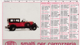 Calendarietto - Duco - Smalti Per Carrozzeria - Anno 1967 - Small : 1961-70