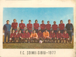 Romania F.C. Soimii Sibiu 1977 Paper Ephemera 2scans - Sonstige & Ohne Zuordnung