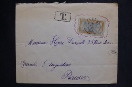 TOGO - Enveloppe De Atakpamé Pour Paris En 1936 Avec Cachet De Taxe  - L 149884 - Cartas & Documentos