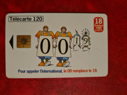 TELECARTE 120 POUR APPELER INTERNATIONNAL LE 00 REMPLACE LE 19 - Ohne Zuordnung