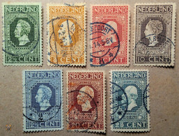 1913 Niederlande Mi.81-87 /o - Used Stamps