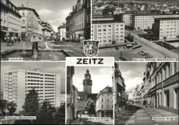 41262128 Zeitz Zwillinsg Wohnhochhaus Wendische Str. Wappen Leninstrasse Zeitz - Zeitz